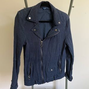 Linen Zara Biker Jacket